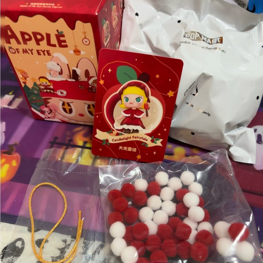Candlelight Fairy Tale Figure with Red and White